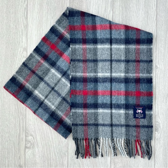 J.Crew Plaid Tartan Wool Scarf - Picture 3 of 6
